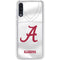 University of Alabama White Jersey Galaxy A50 Clear Case